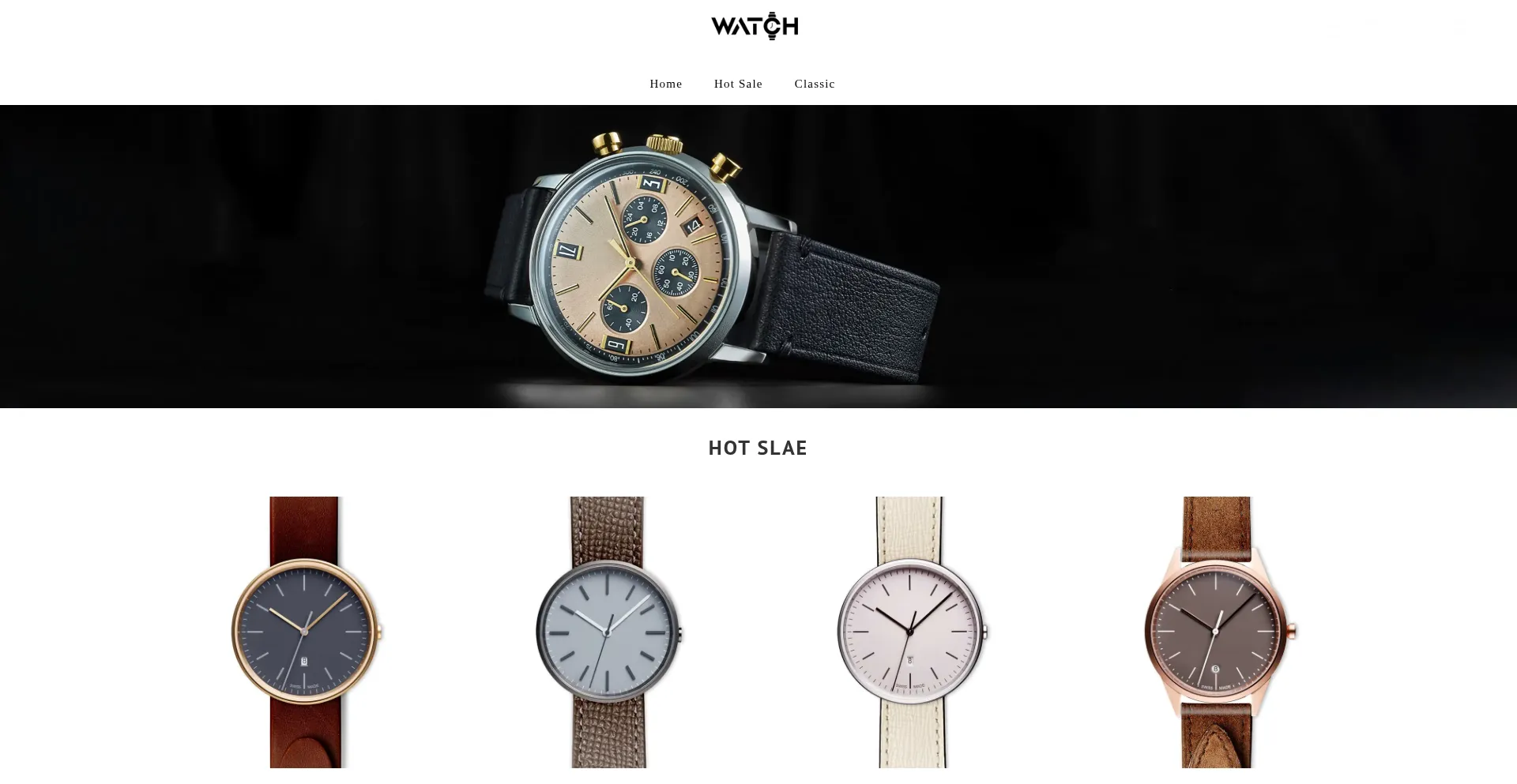 Website screenshot of Ootdwatches.com