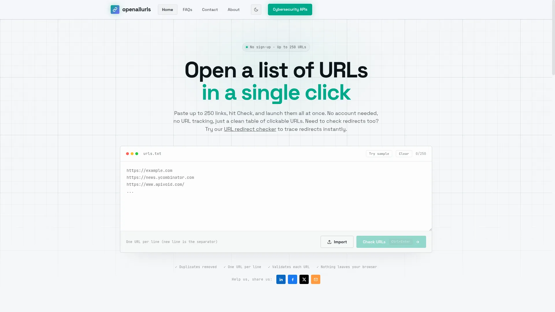 Openallurls.com