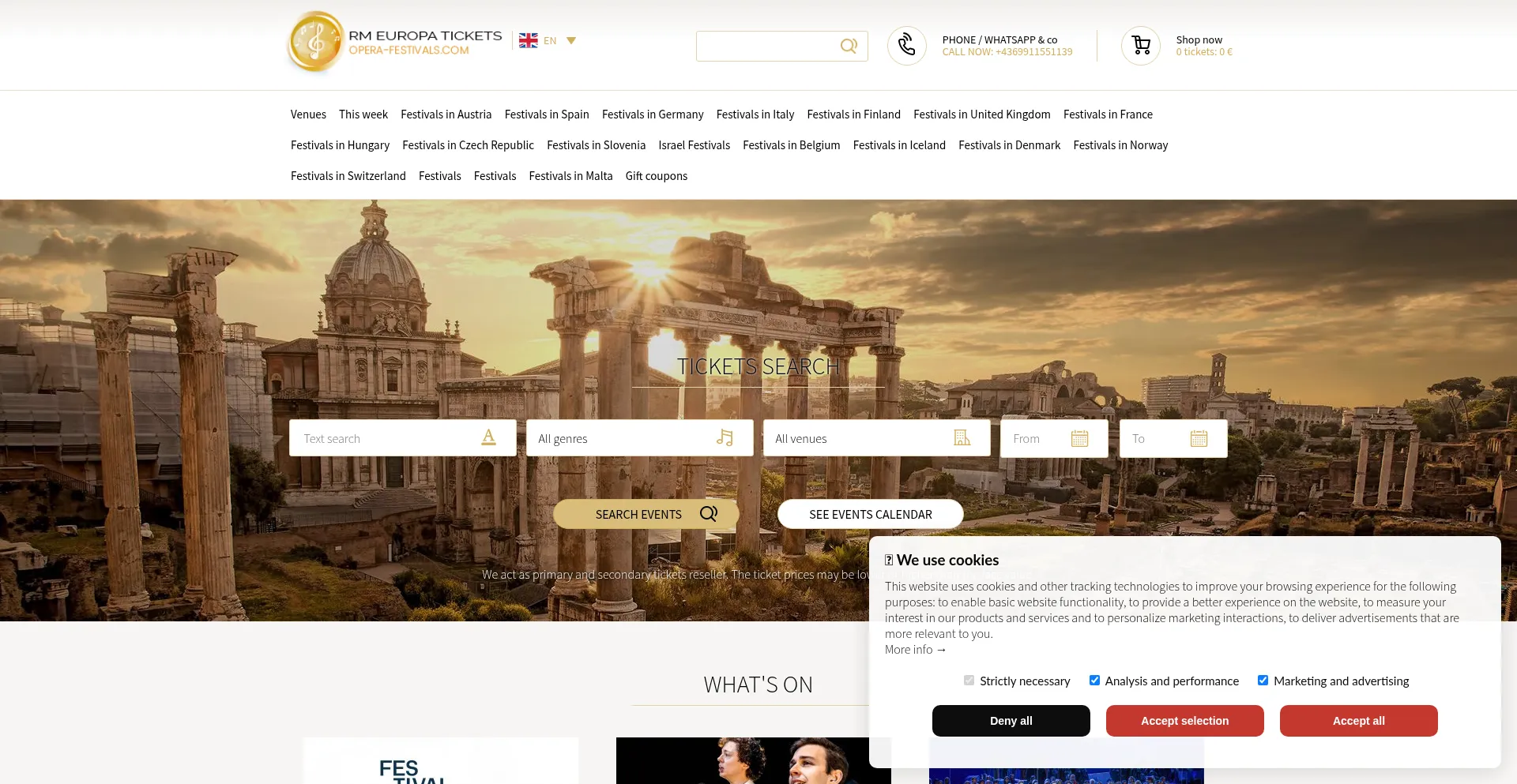 Opera-festivals.com Screenshot