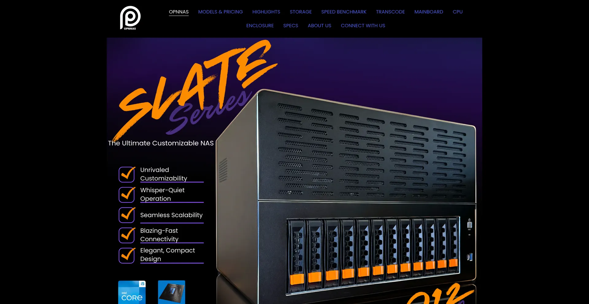 Website screenshot of Opnnas.com