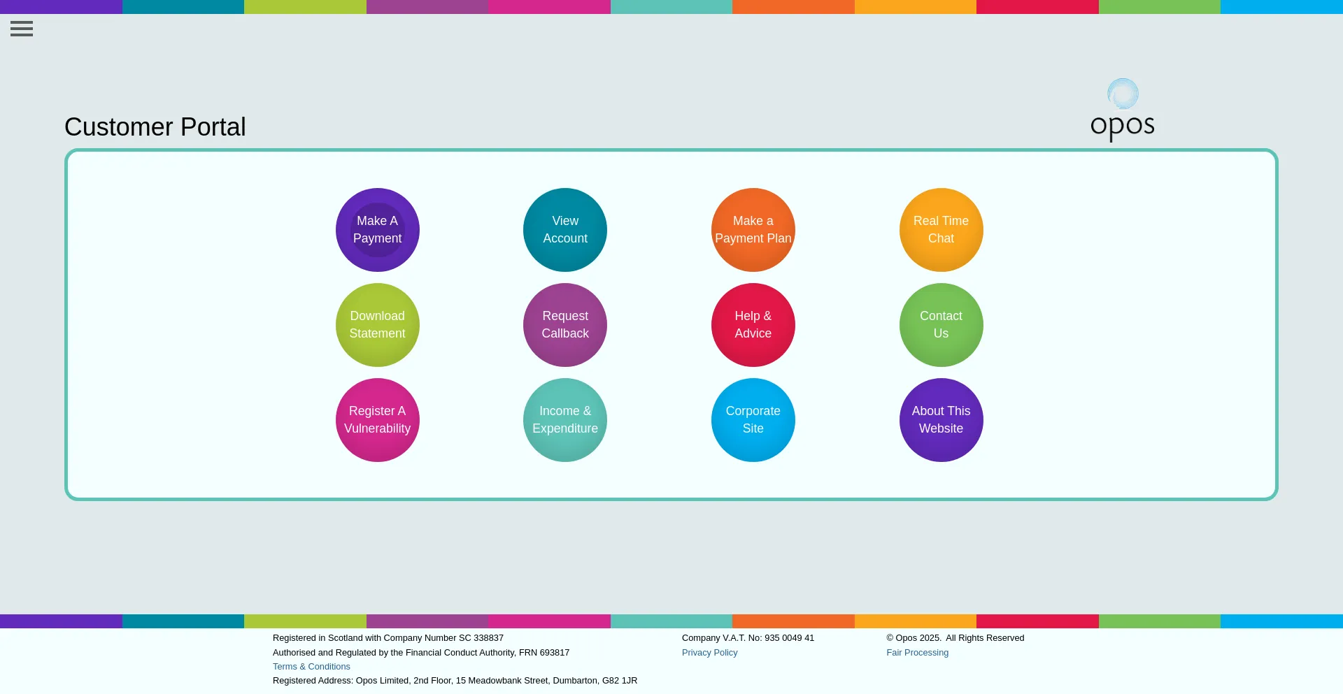 Website screenshot of Oposlimited.com