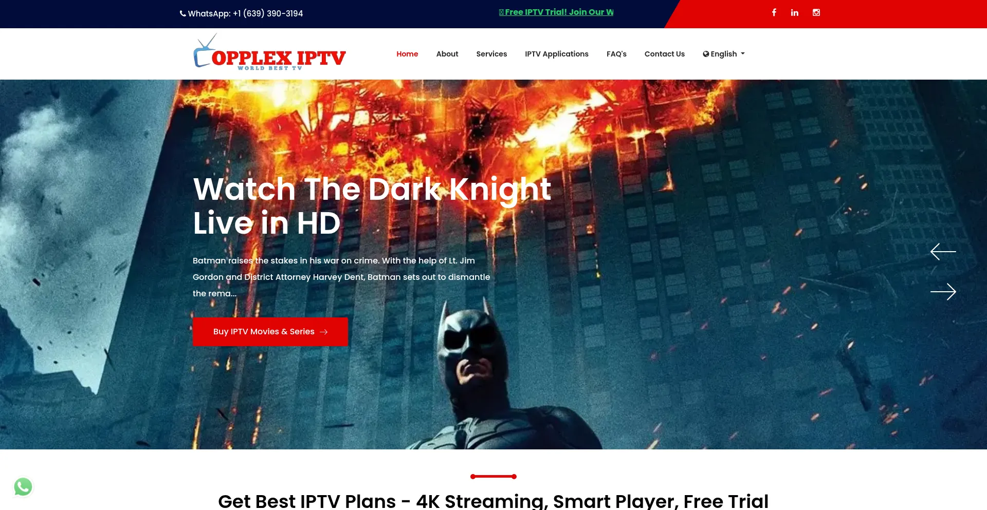 Opplexiptv.com Screenshot