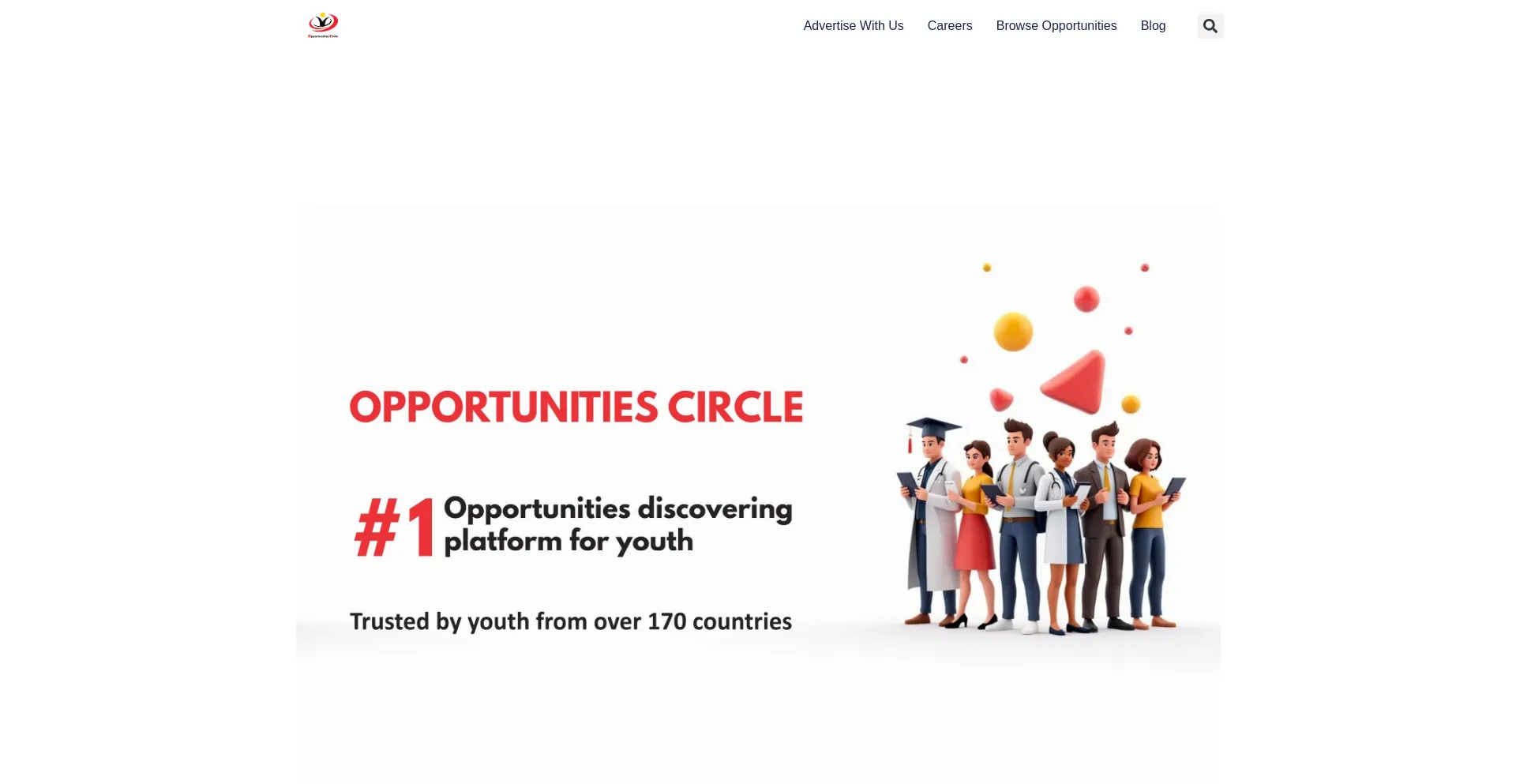 Website screenshot of Opportunitiescircle.com