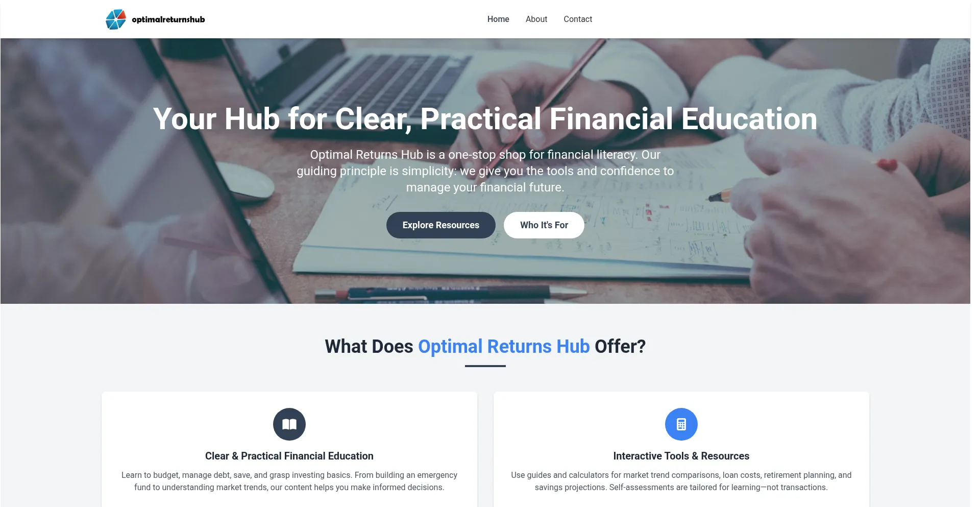 Optimalreturnshub.com