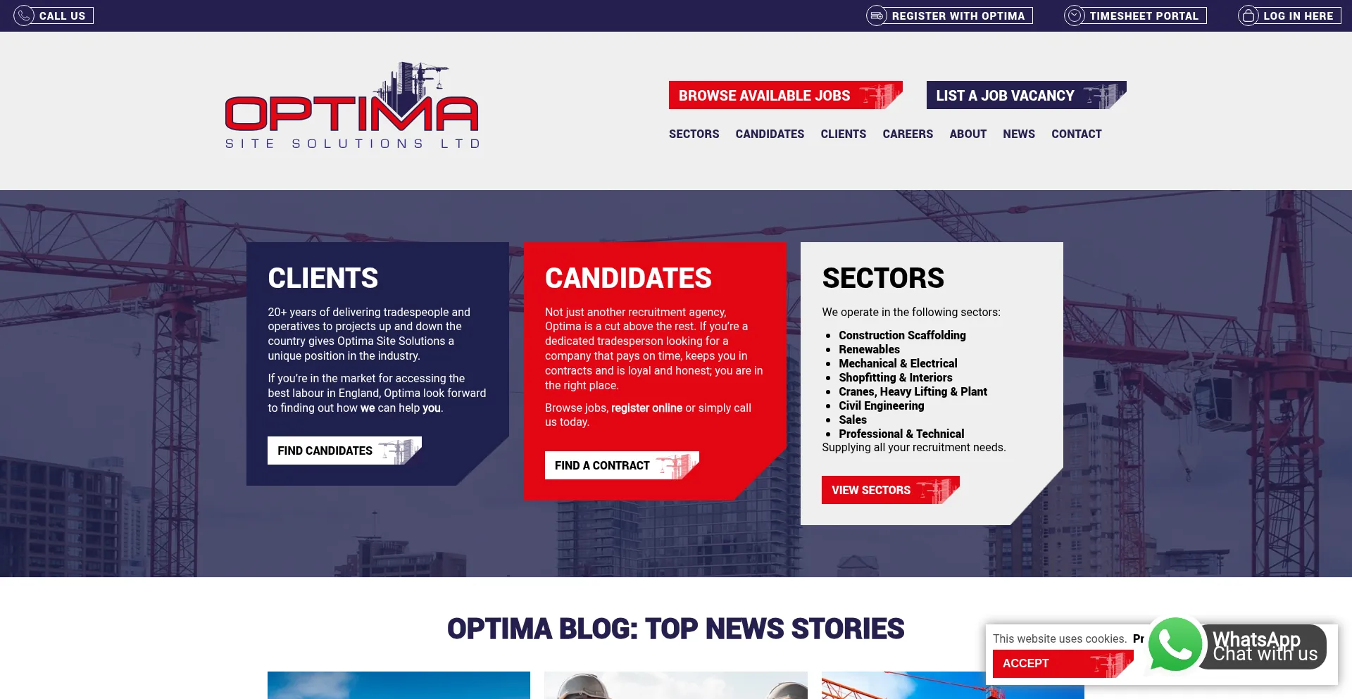 Optimasitesolutions.com Screenshot