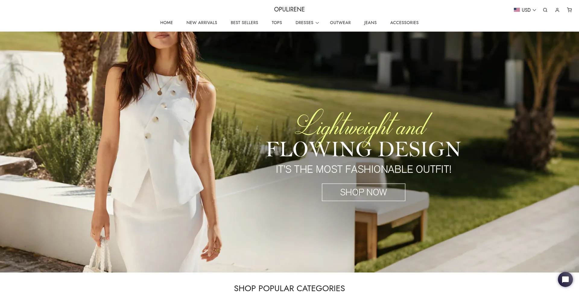 Opulirene.com Screenshot