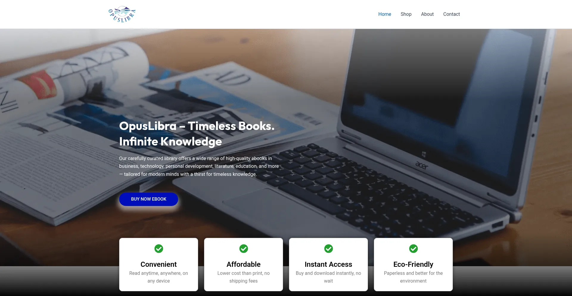 Website screenshot of Opuslibra.wiki