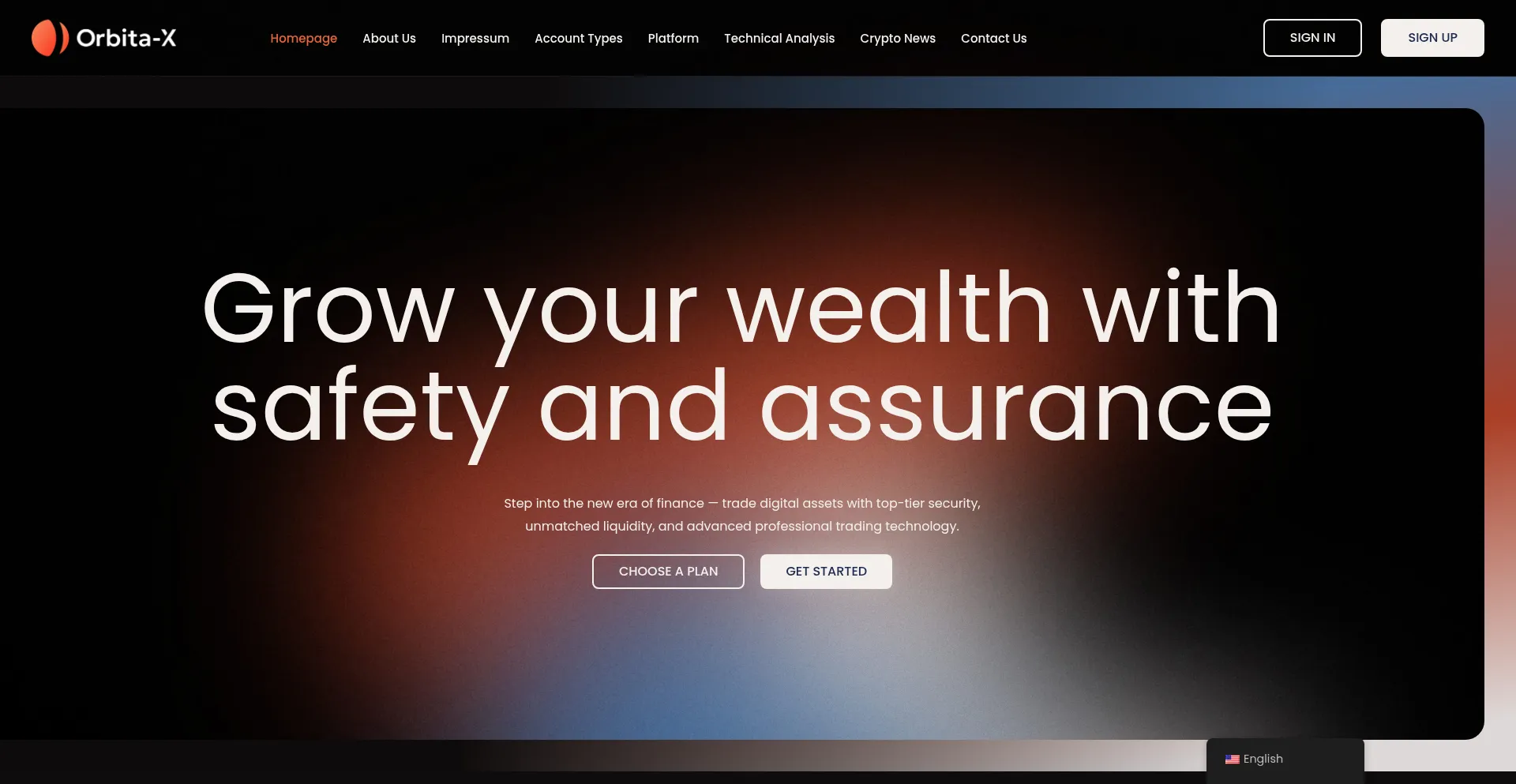 Orbita-x.com Screenshot