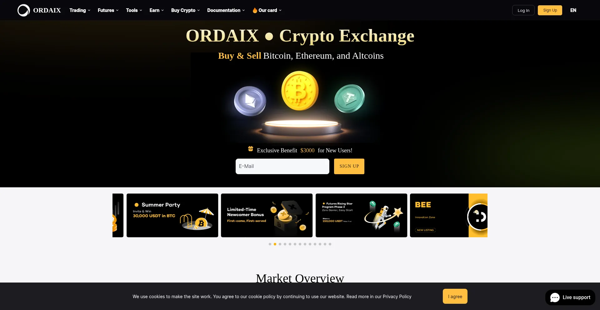 Ordaix.com Screenshot