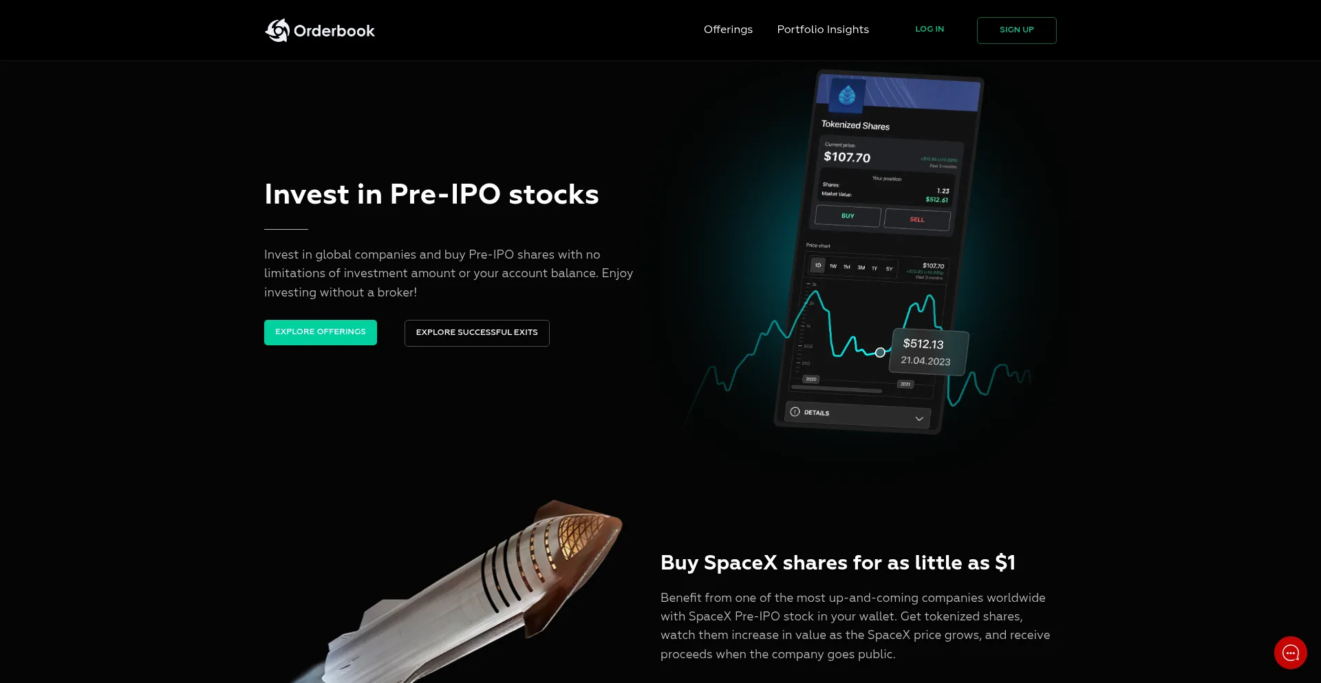 Orderbook.io Screenshot