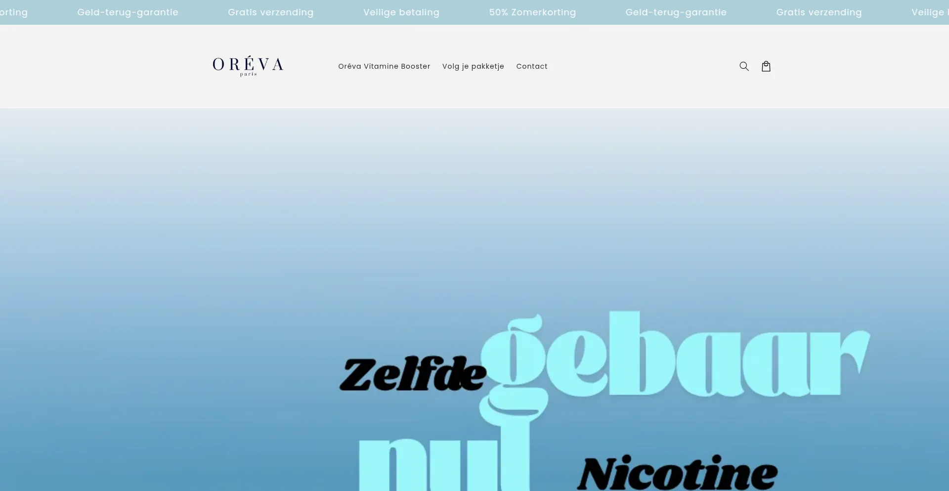 Orevaparis.nl Screenshot