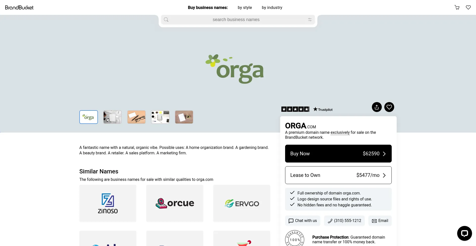 Orga.com Screenshot