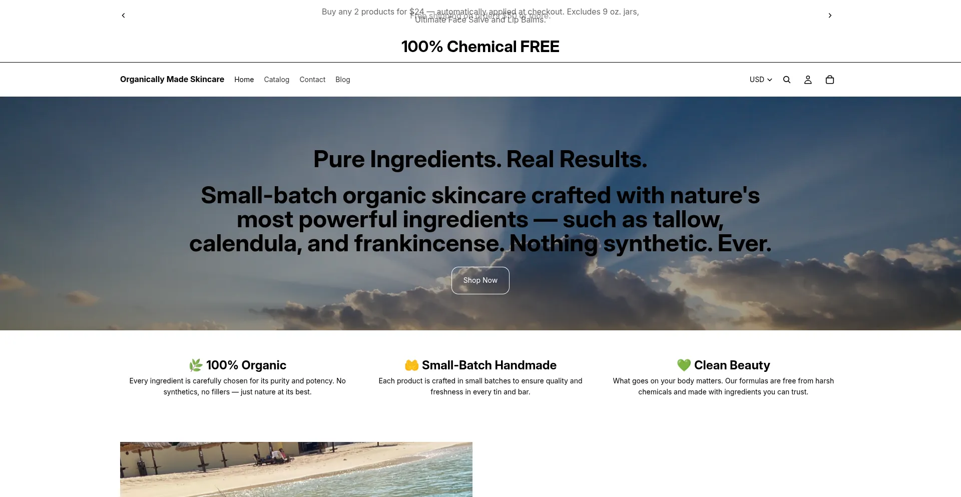 Organicallymadeskincare.com