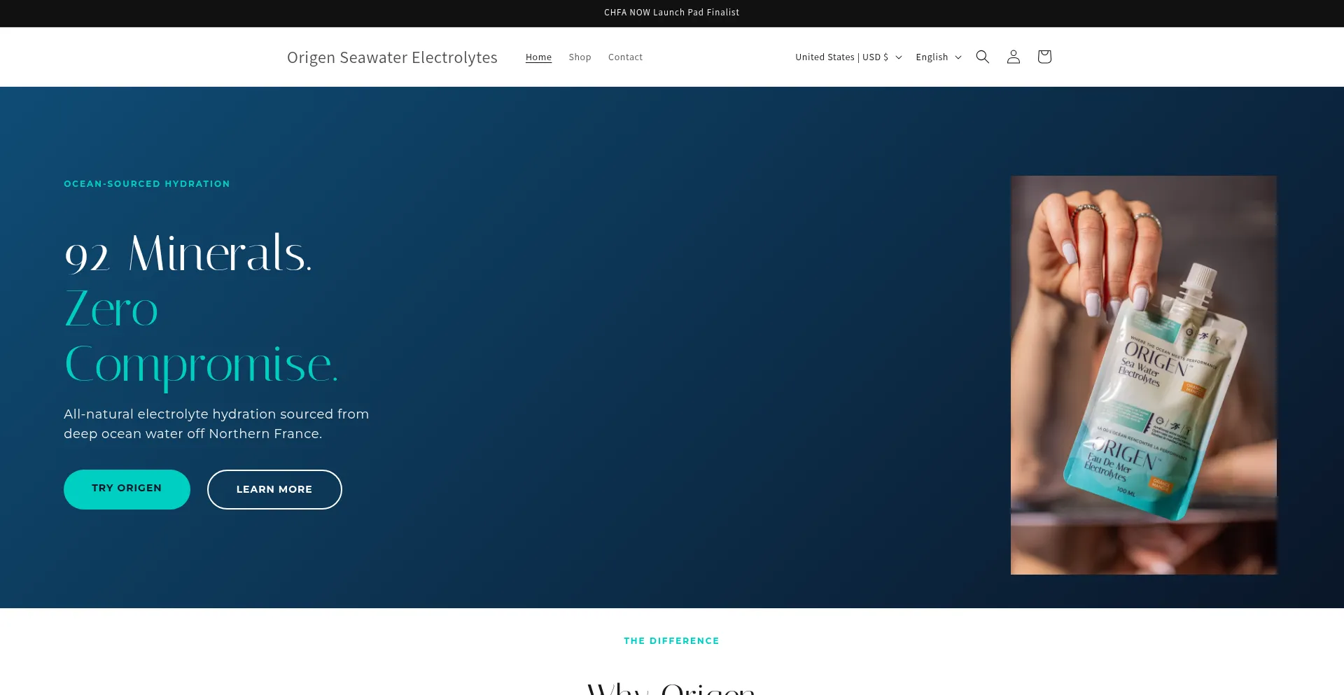 Origenseawater.com