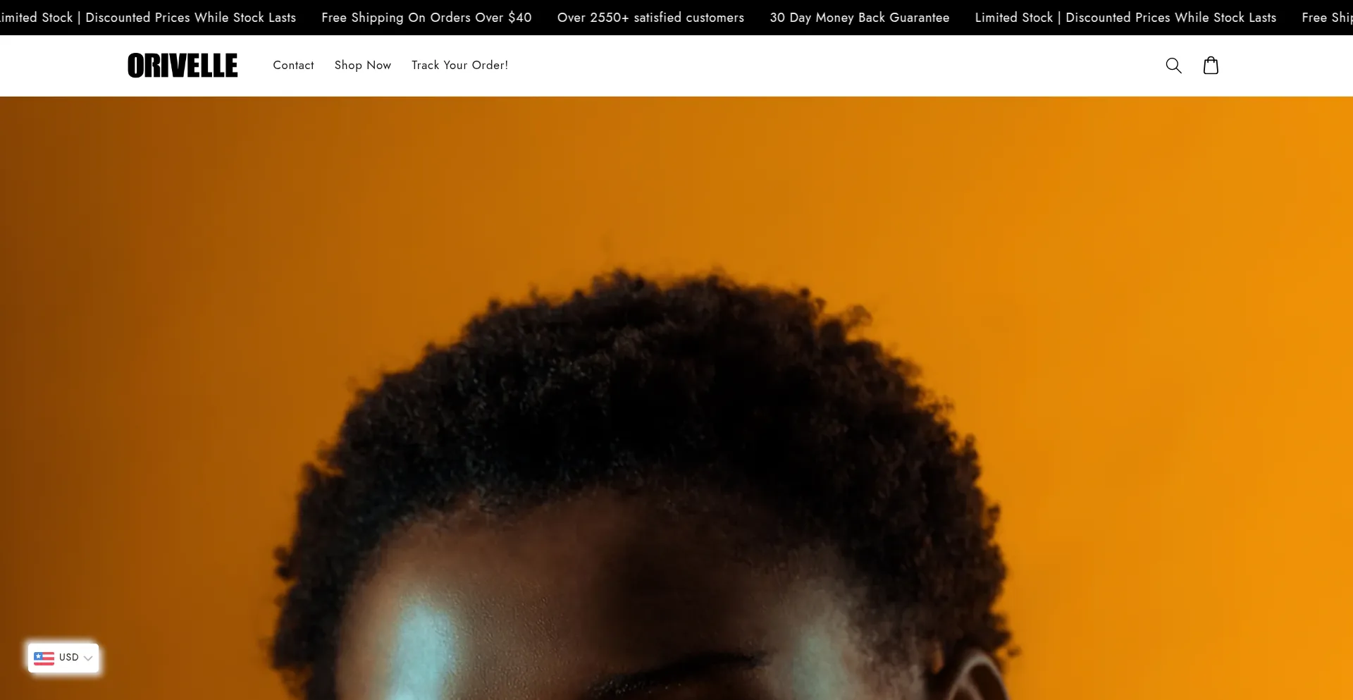 Orivelle.store Screenshot