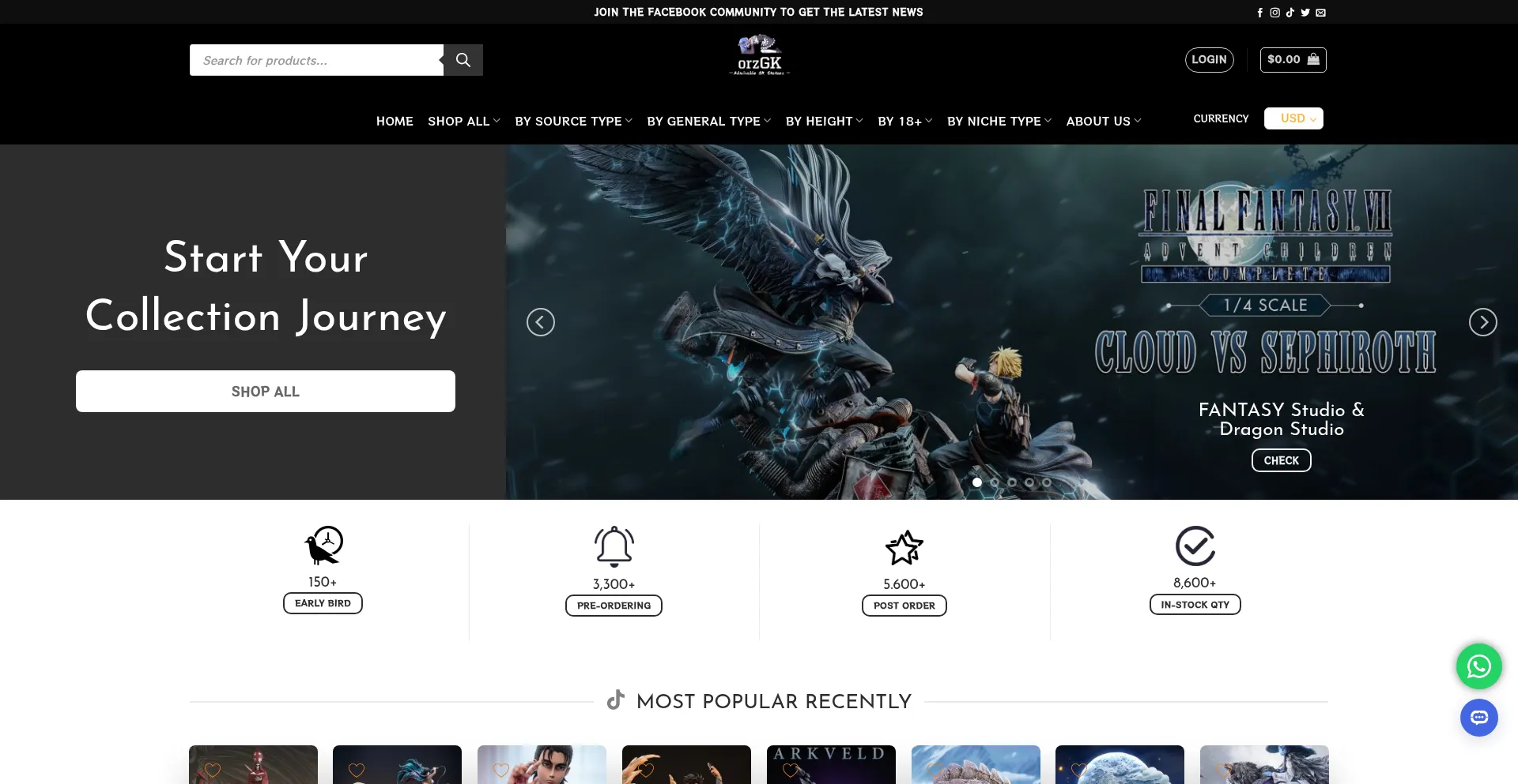 Website screenshot of Orzgk.com