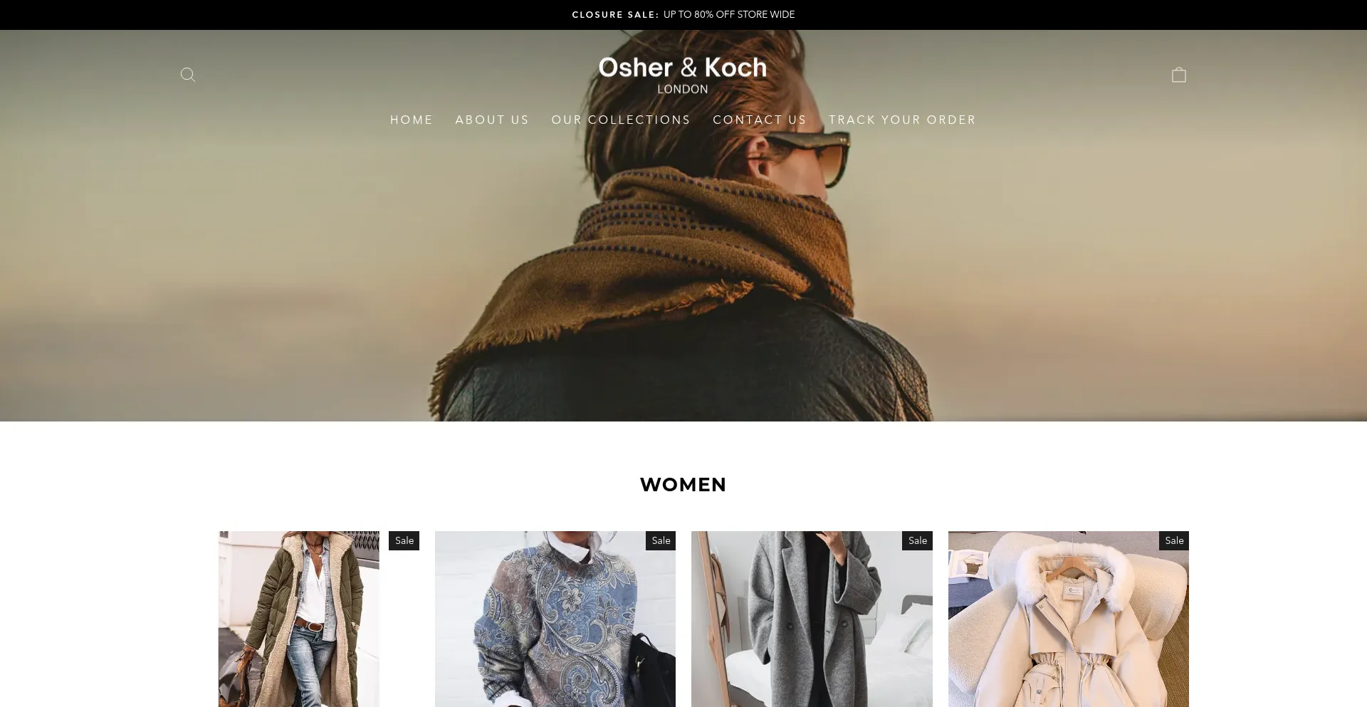 Website screenshot of Osherkoch.com