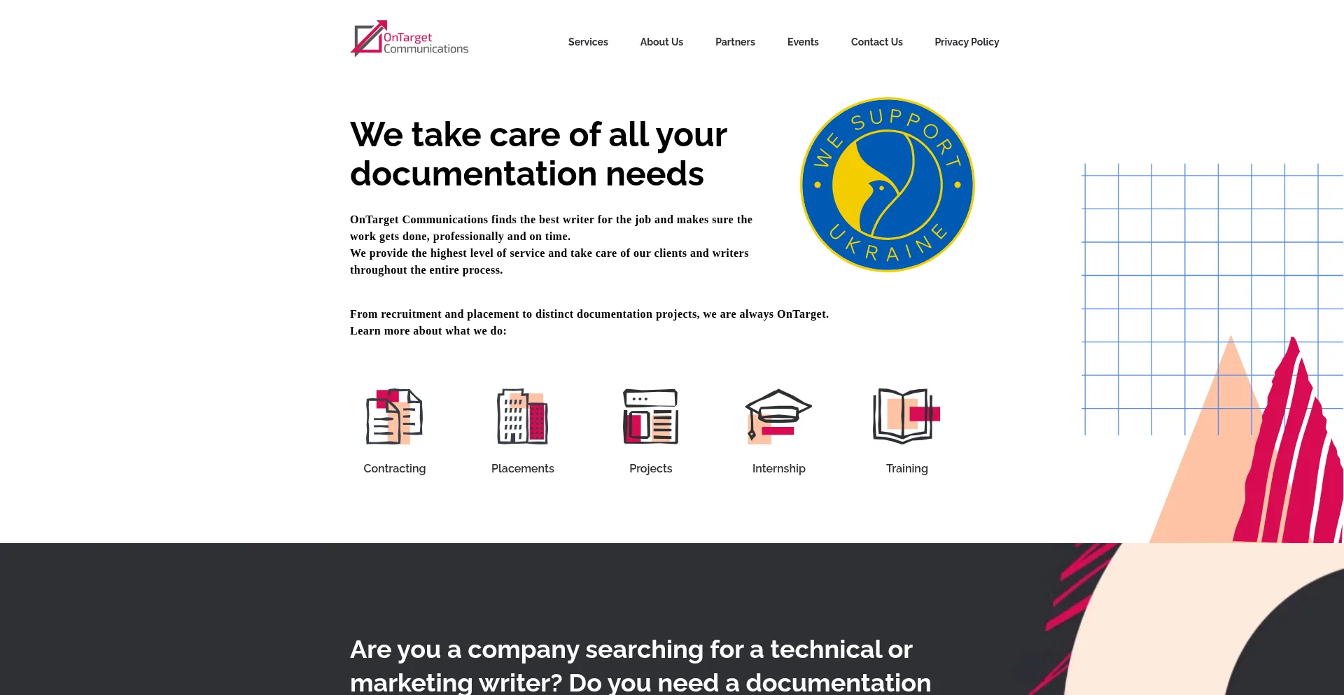 Website screenshot of Otclih.com