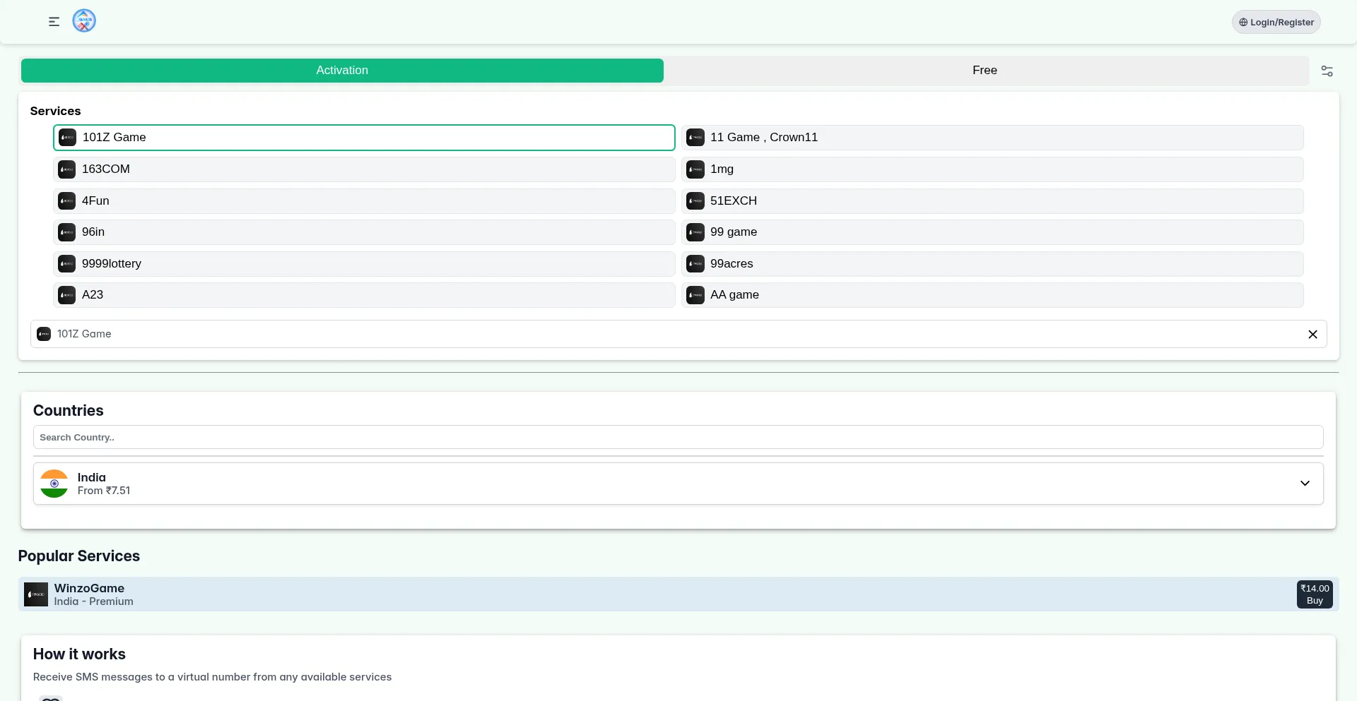 Website screenshot of Otpxworld.shop
