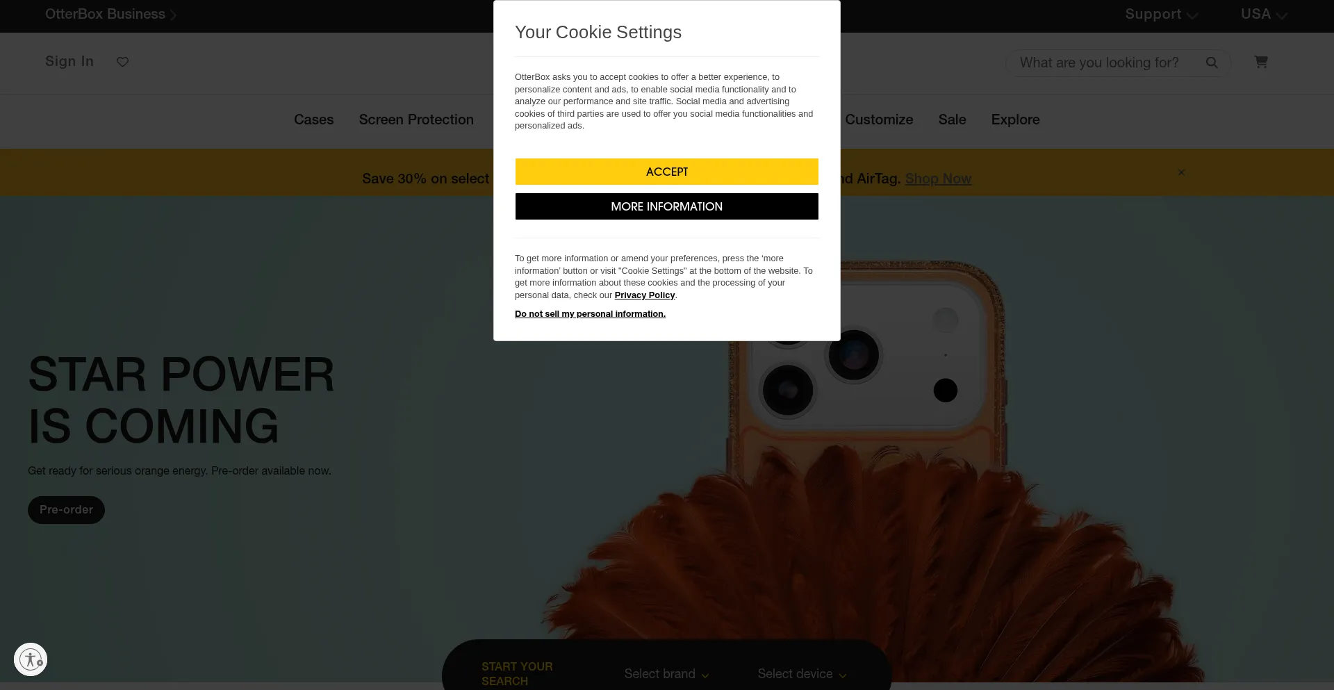 Otterbox.com Screenshot