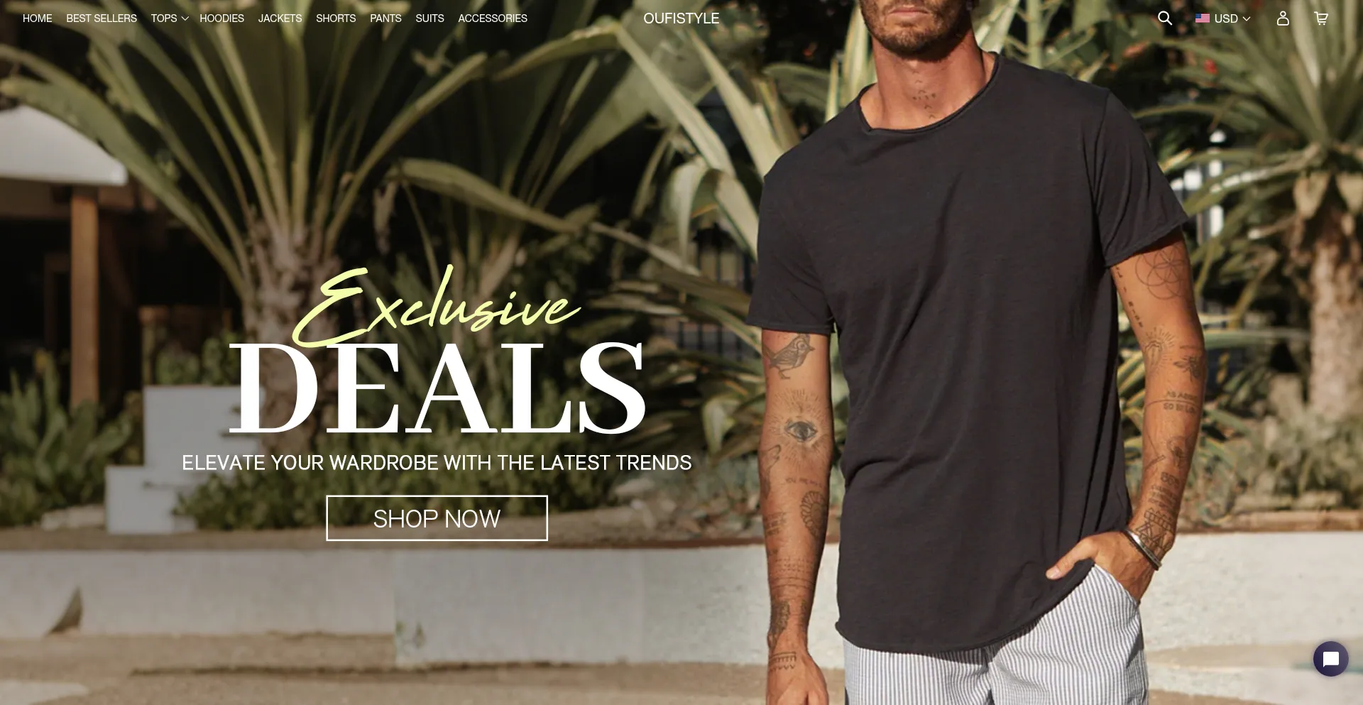 Website screenshot of Oufistyle.com
