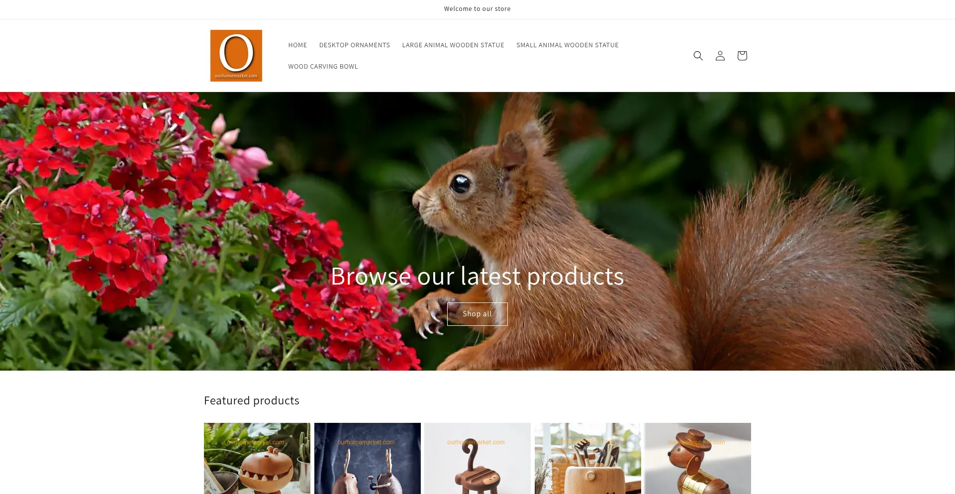 Ourhomemarket.com Screenshot