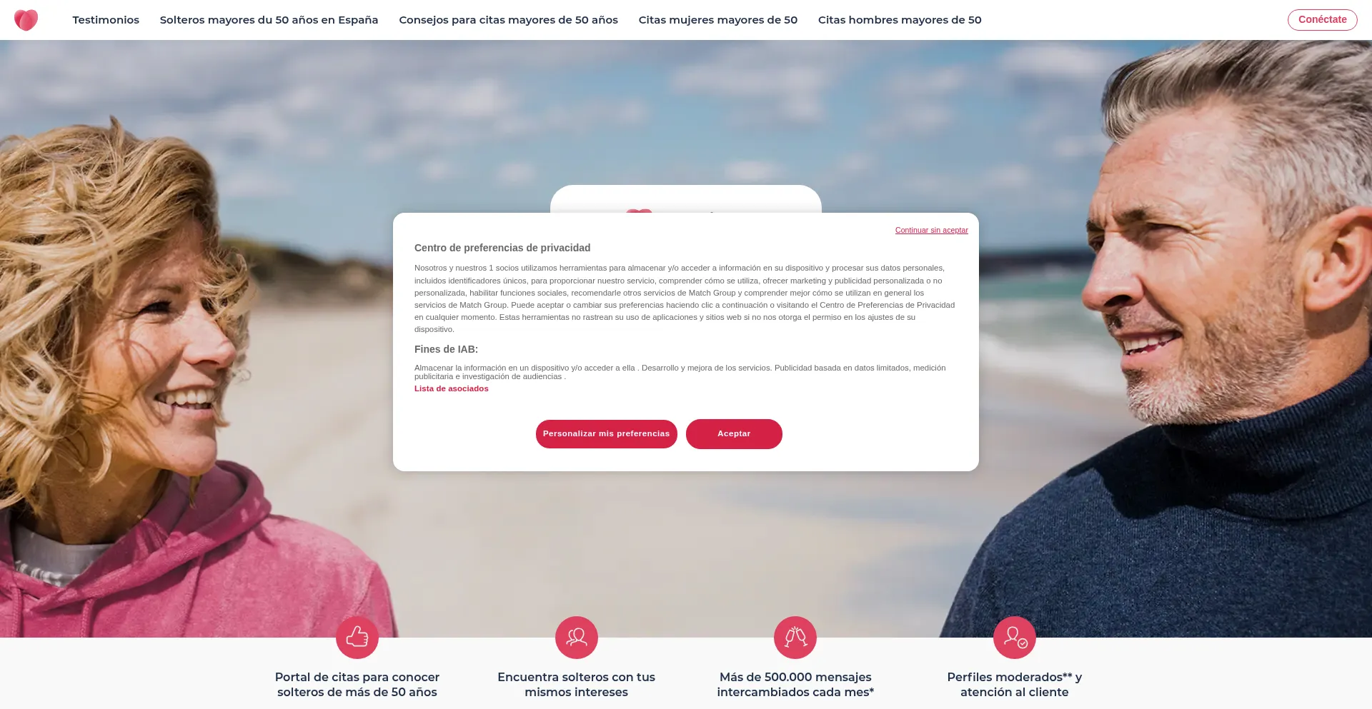 Ourtime.es Screenshot