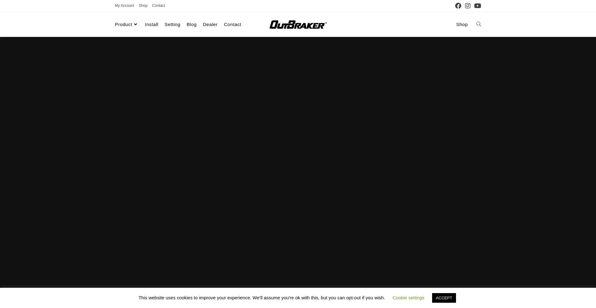 Website screenshot of Outbraker.com