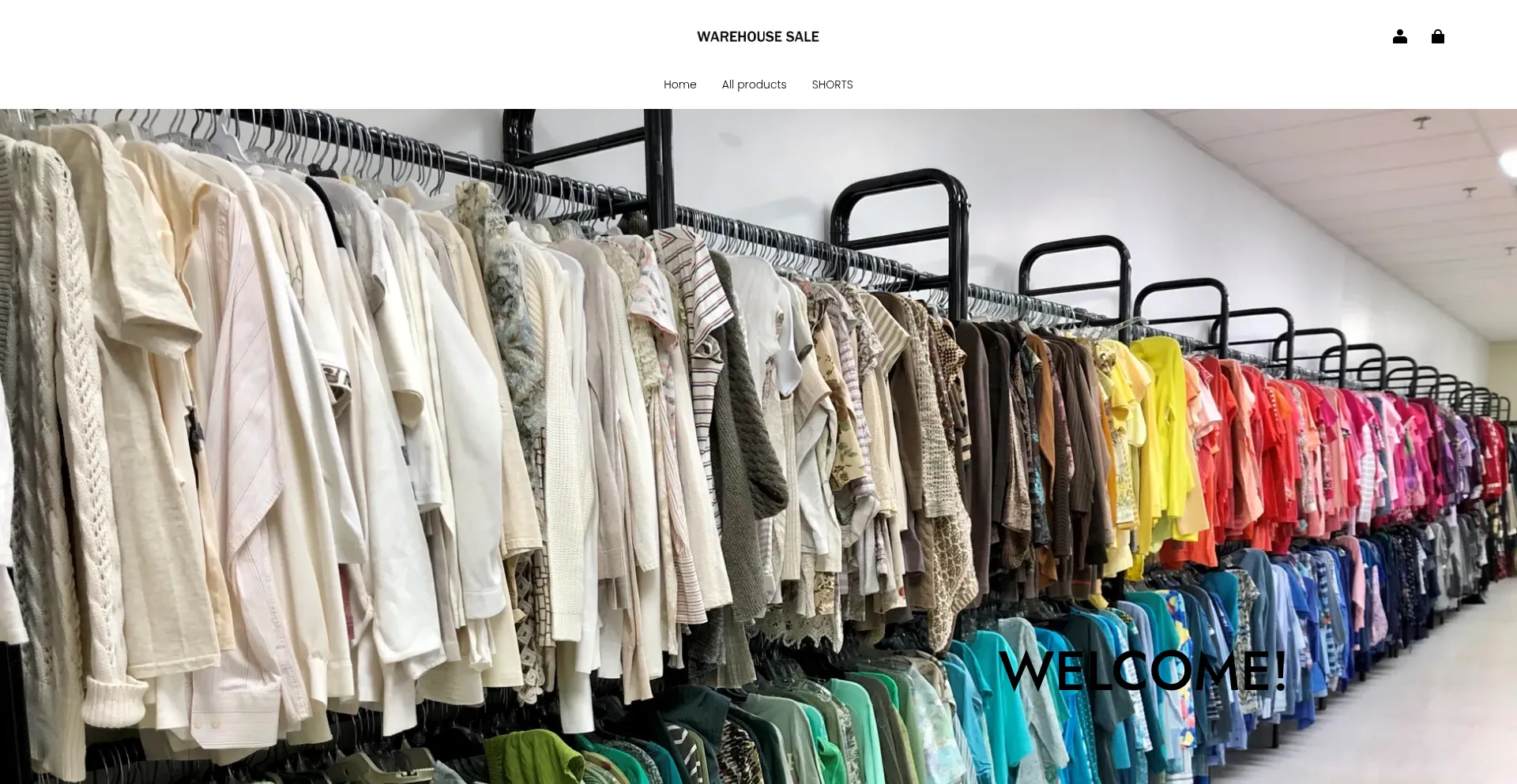 Website screenshot of Outletsale.store