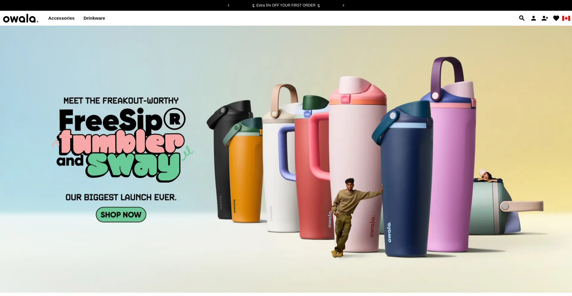 Website screenshot of Owalacanada.cc