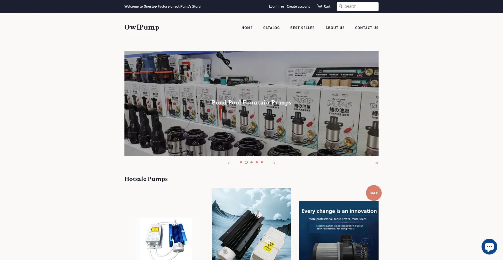 Owlpump.com Screenshot