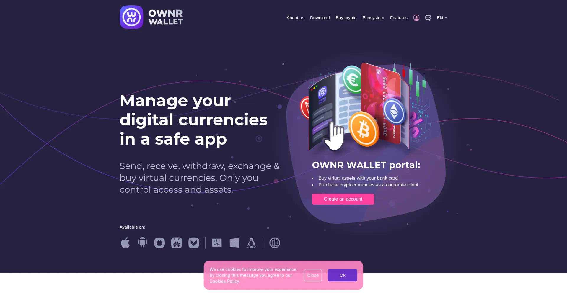 Ownrwallet.com Screenshot