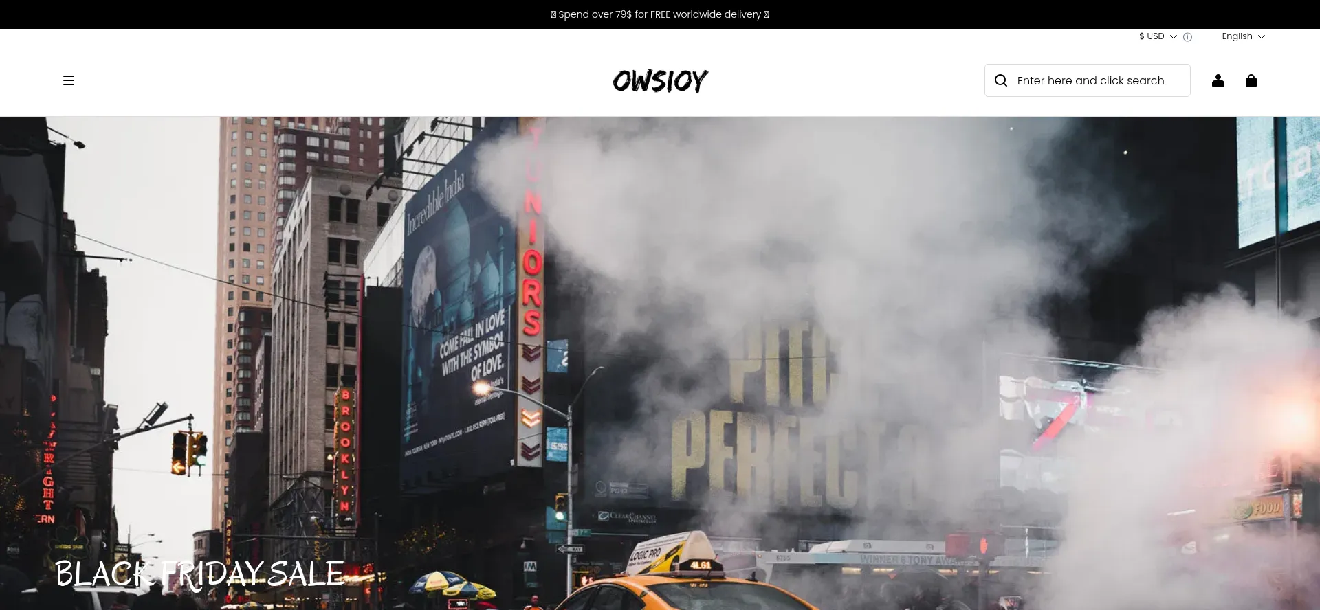 Website screenshot of Owsioy.com