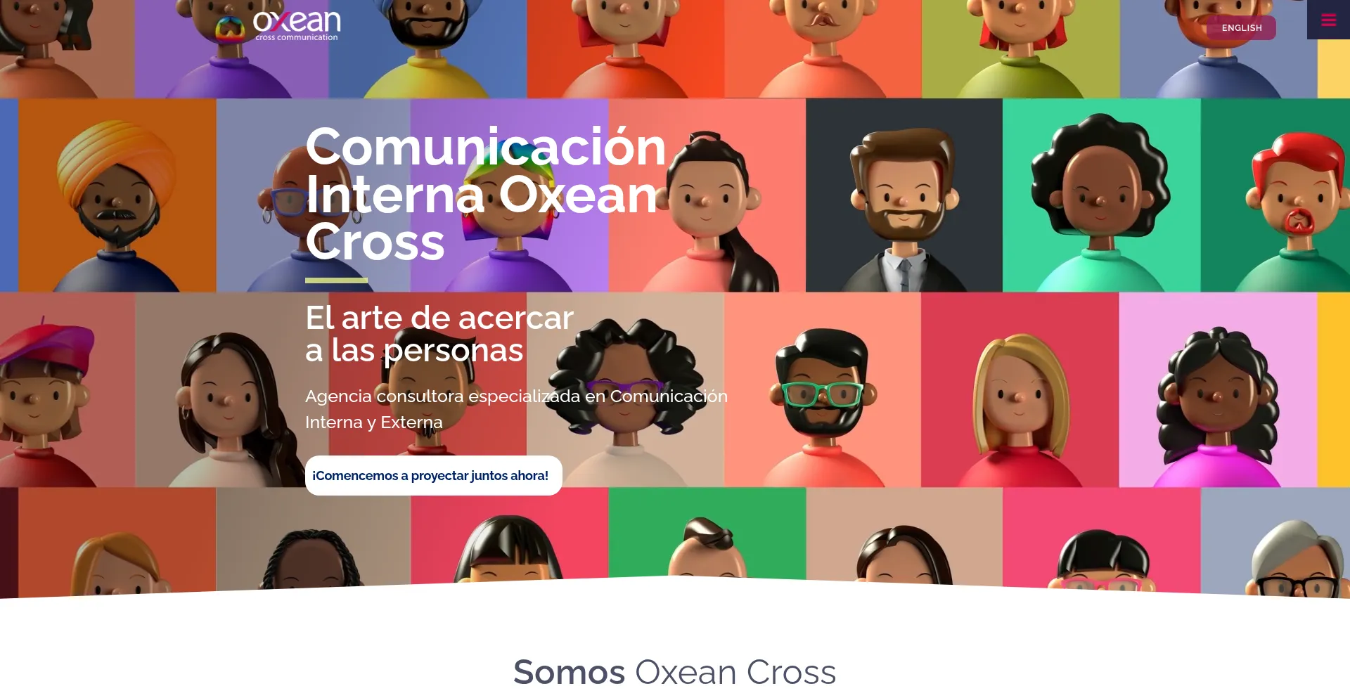 Website screenshot of Oxeancross.com