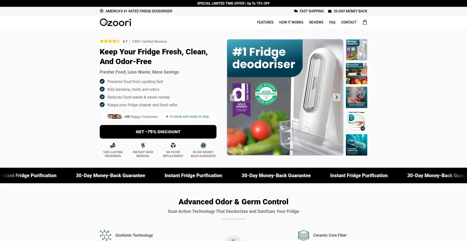 Ozoori.com Screenshot