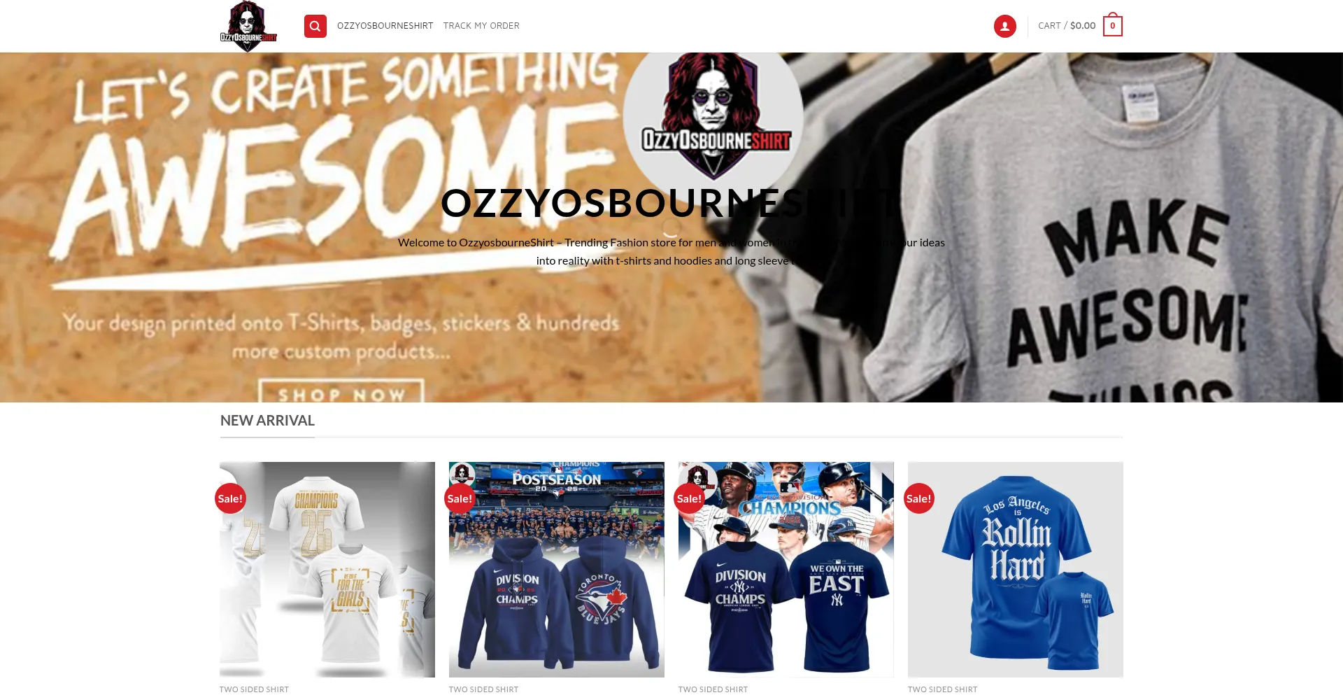 Ozzyosbourneshirt.com Screenshot