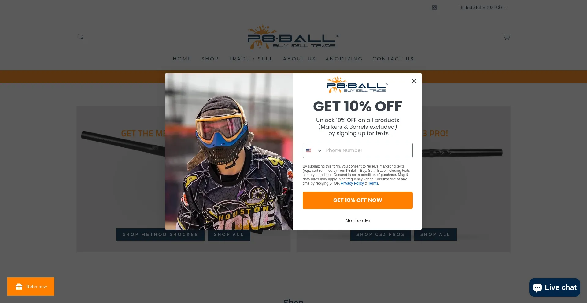 P8ball.com Screenshot