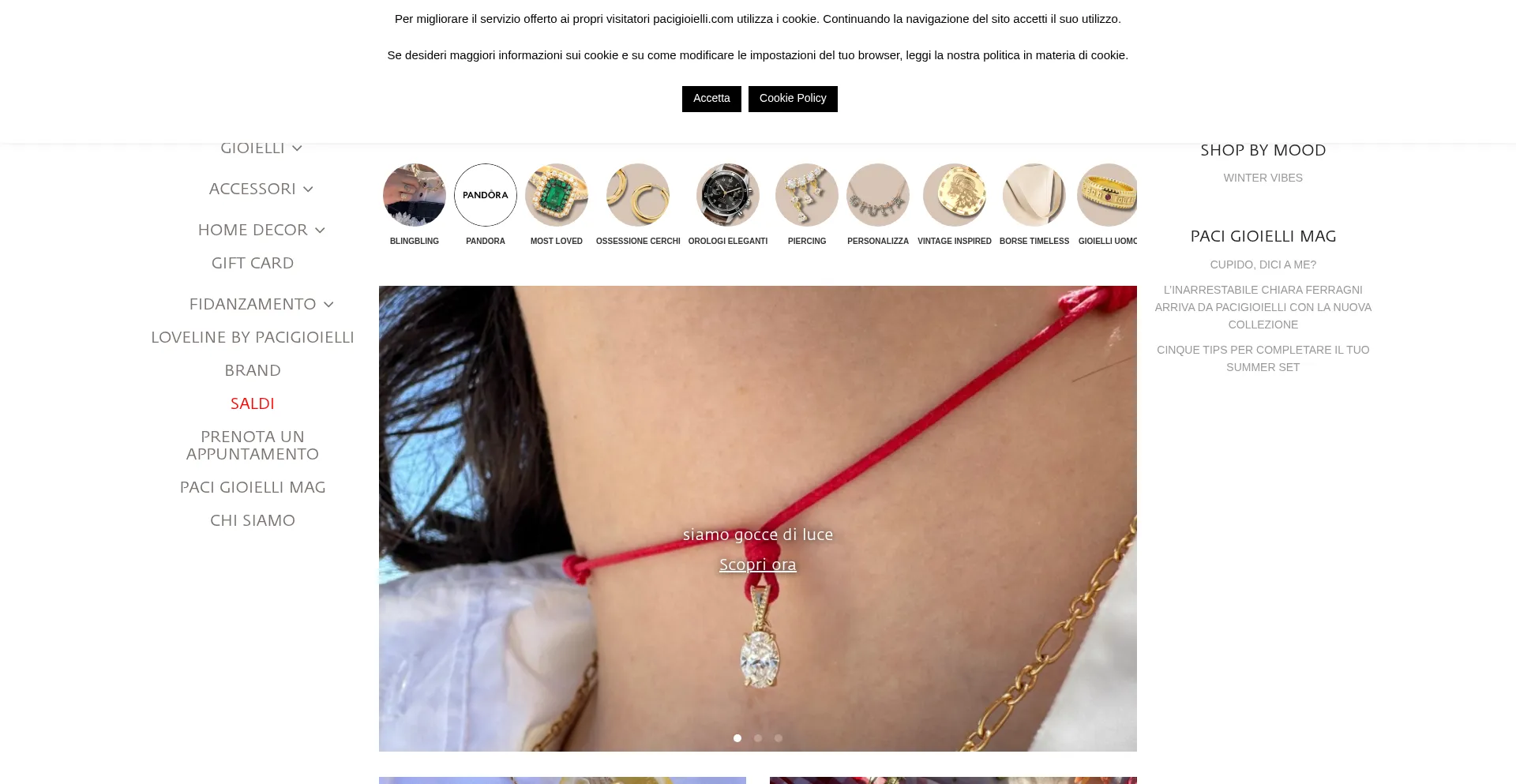 Pacigioielli.com Screenshot