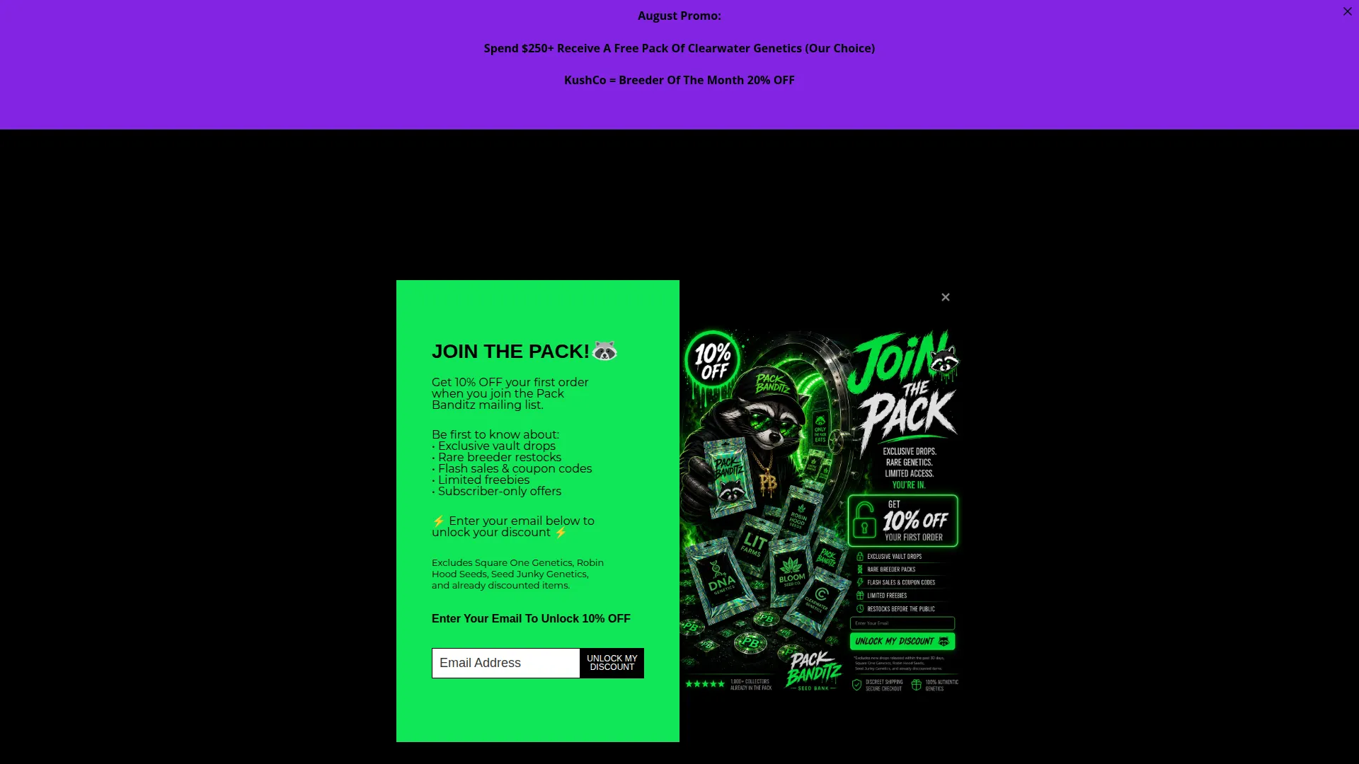 Packbanditzseedbank.com
