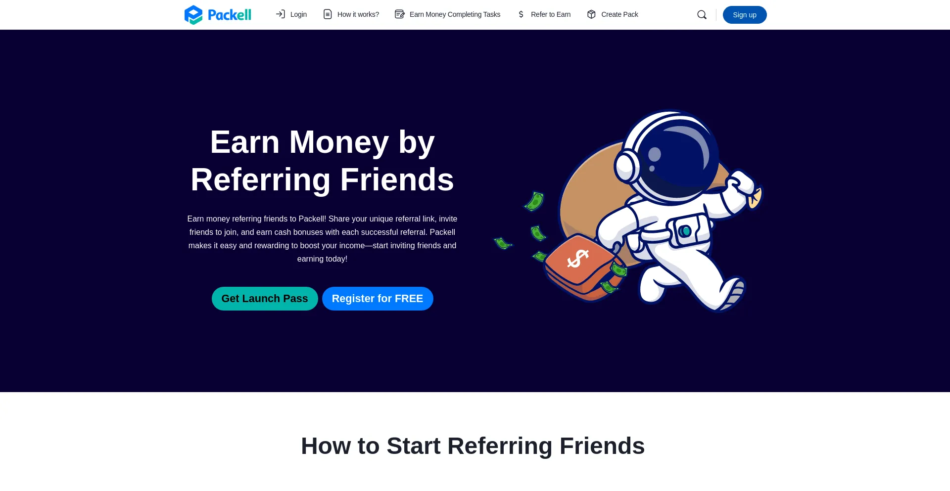 Packell.com Screenshot