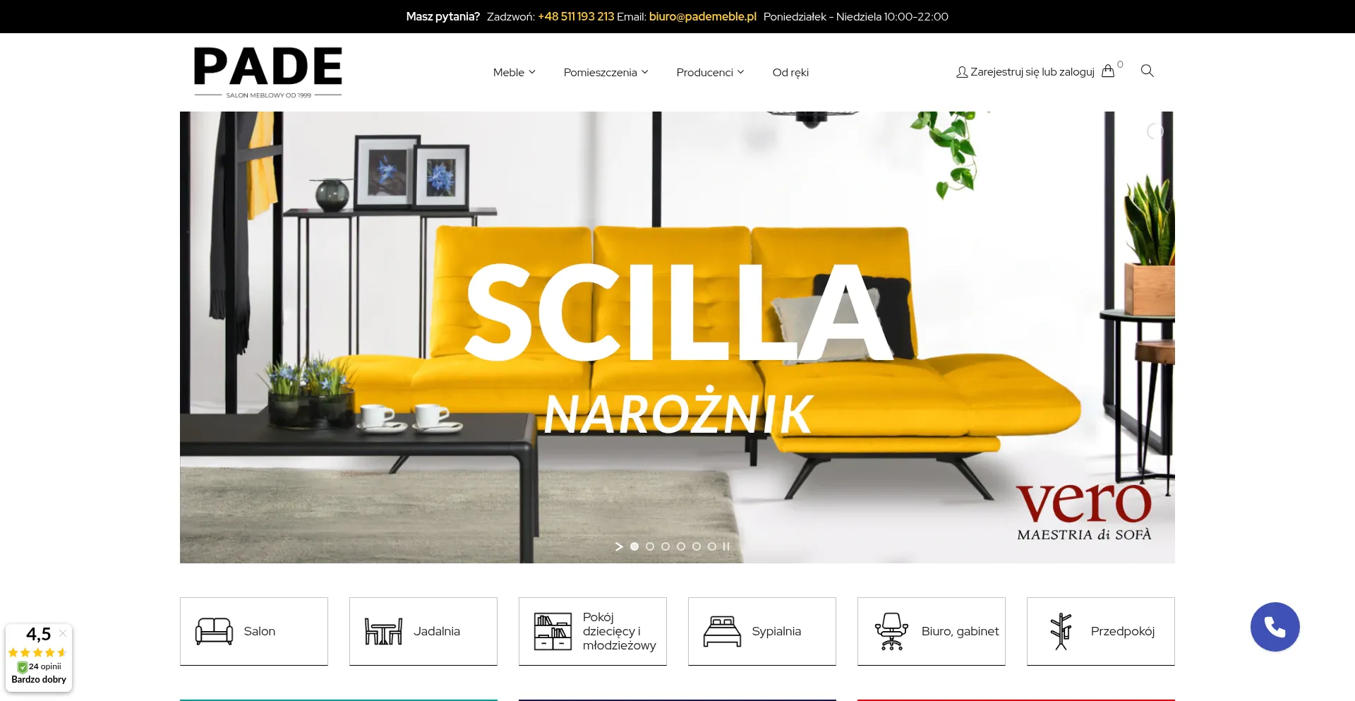 Pademeble.pl Screenshot