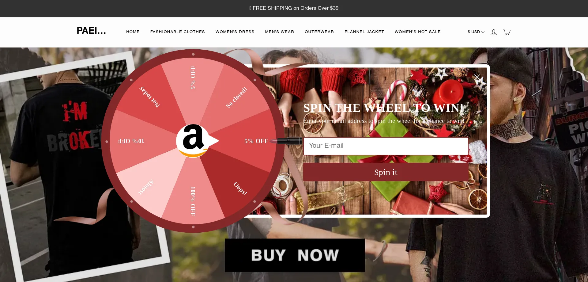 Website screenshot of Paeiero.com