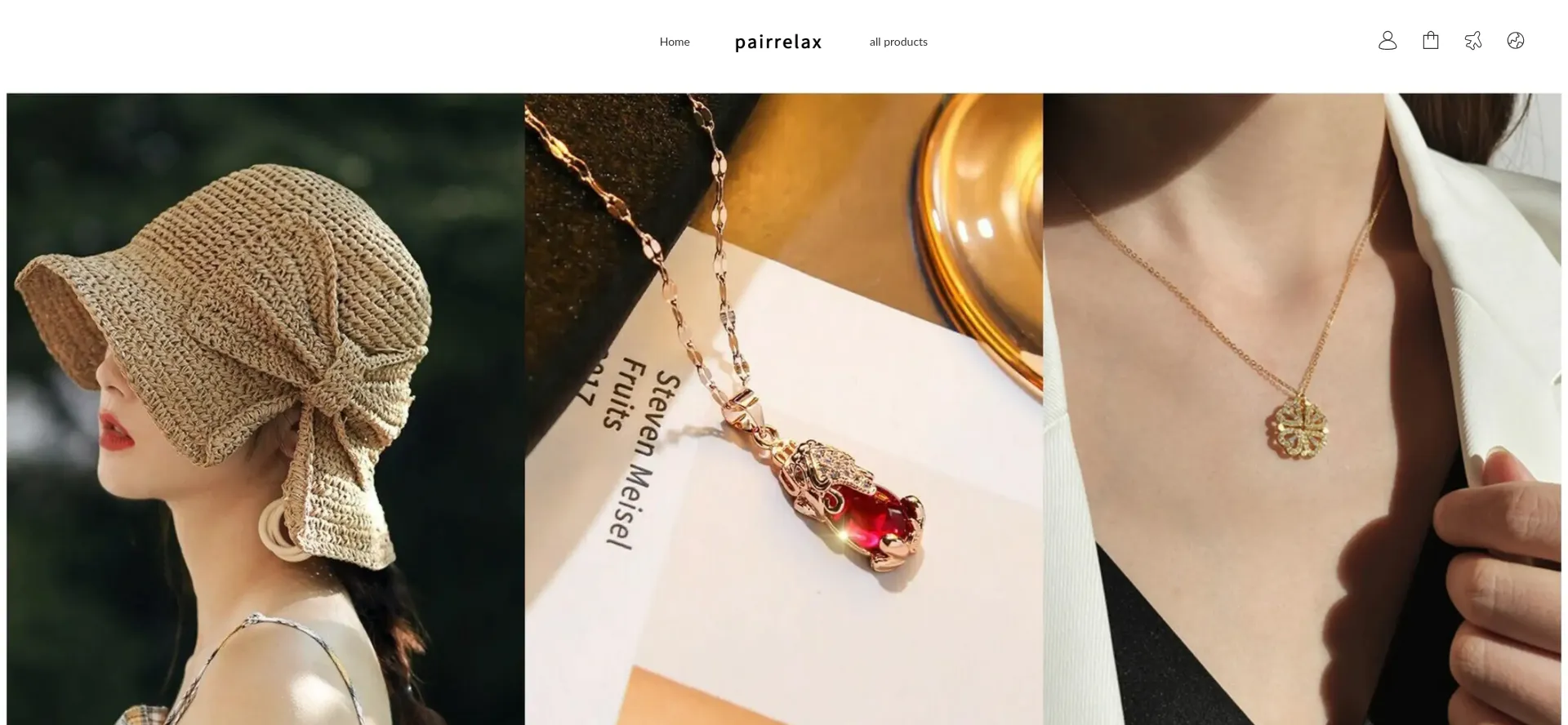 Website screenshot of Pairrelax.com