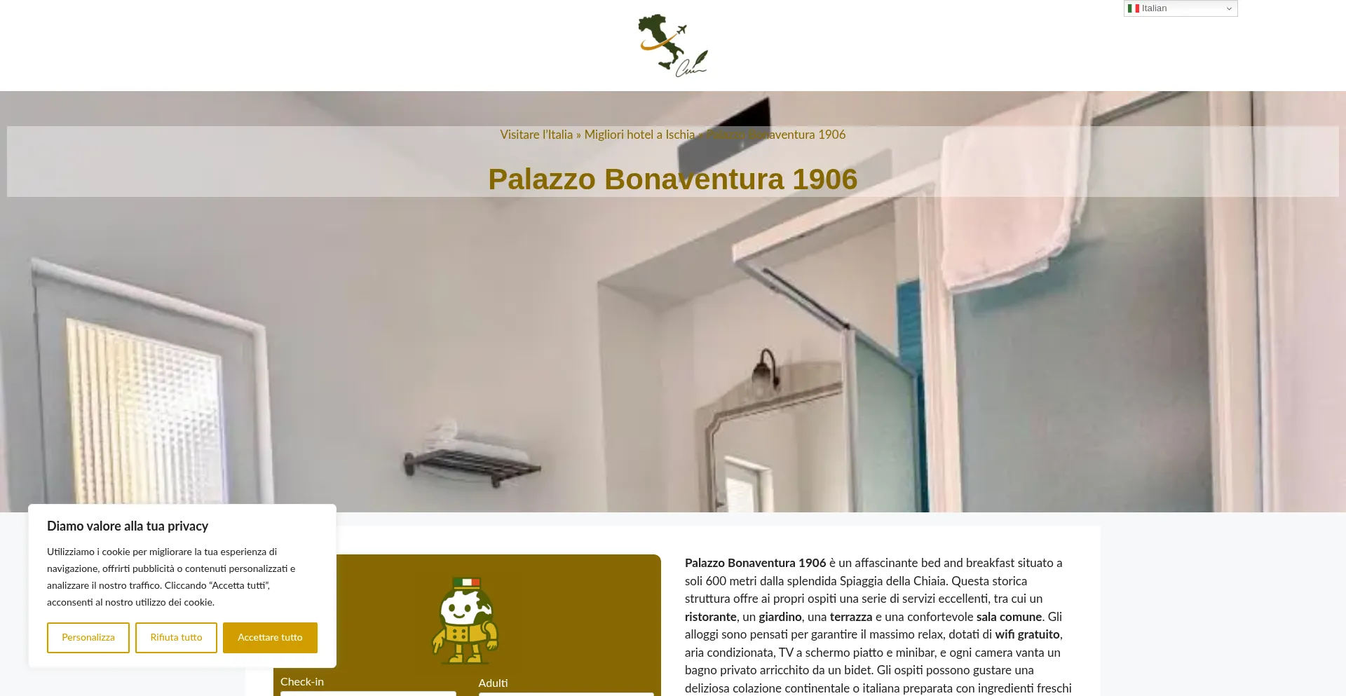 Is Palazzo-bonaventura-1906.dreaminginrome.com Safe?