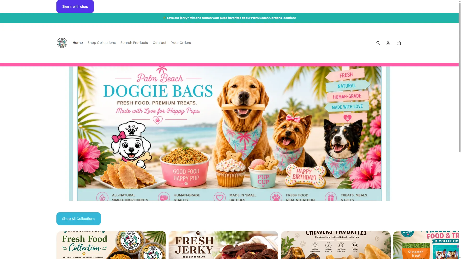 Palmbeachdoggiebags.com