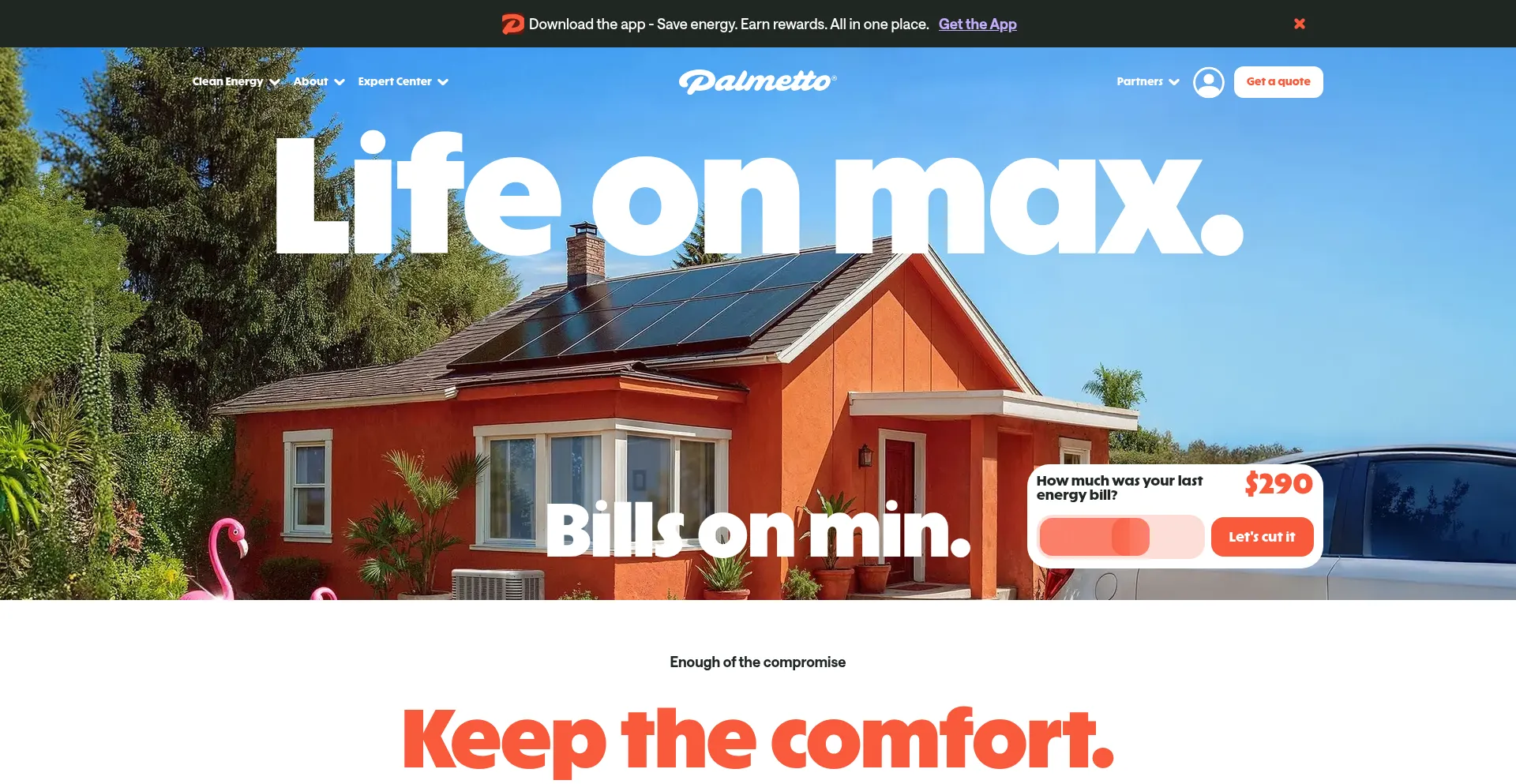 Palmetto.com Screenshot