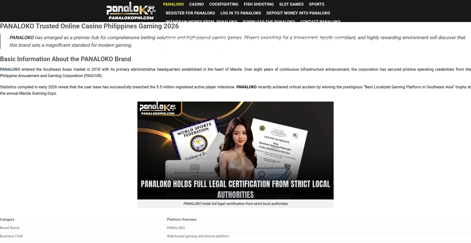 Panalokophi.com