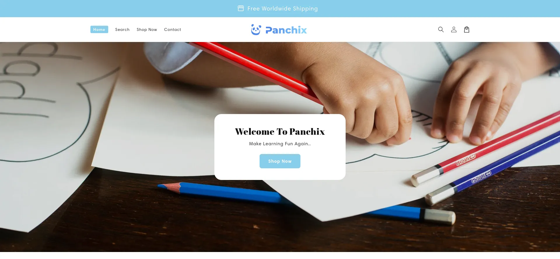Website screenshot of Panchix.com