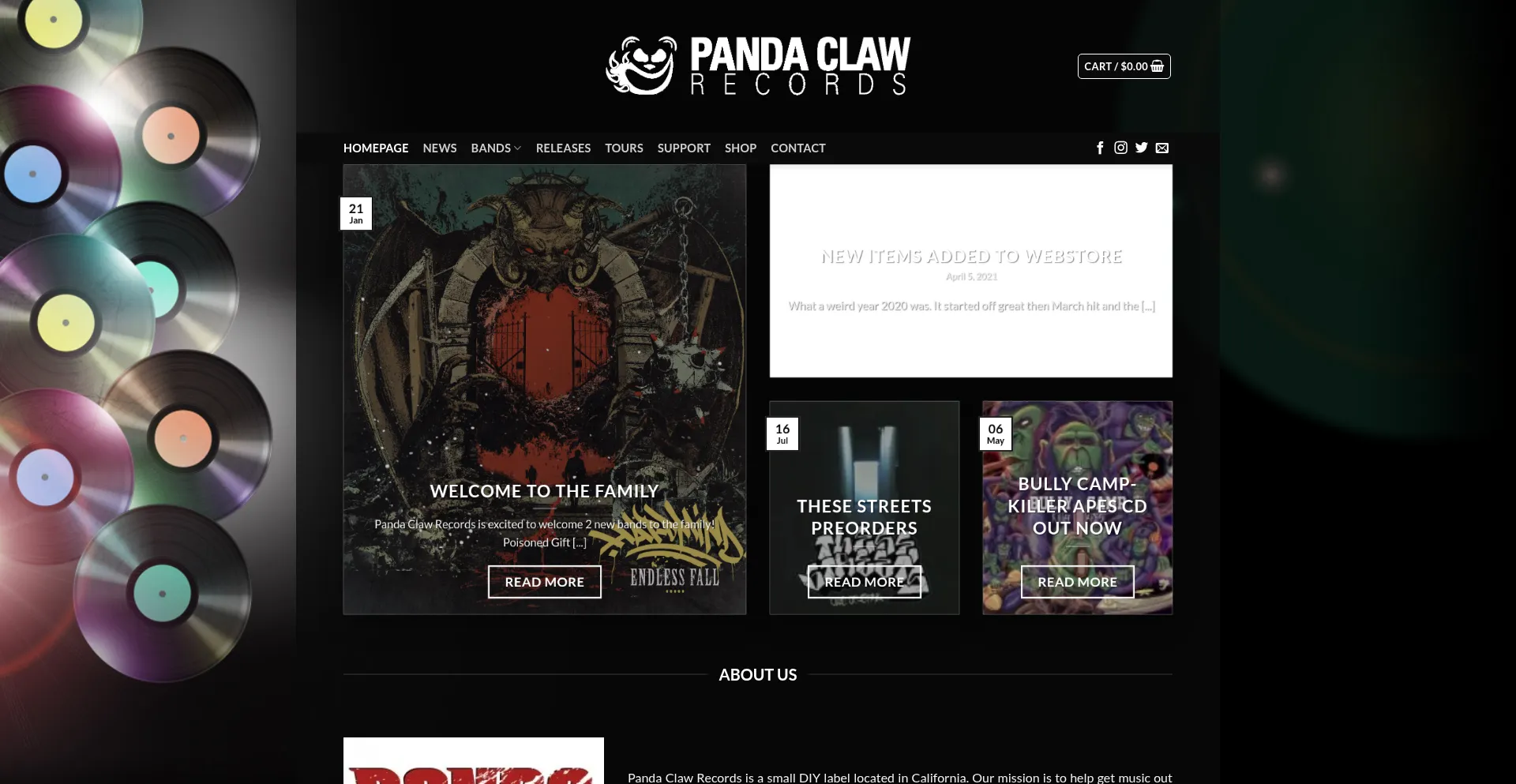 Pandaclawrecords.com