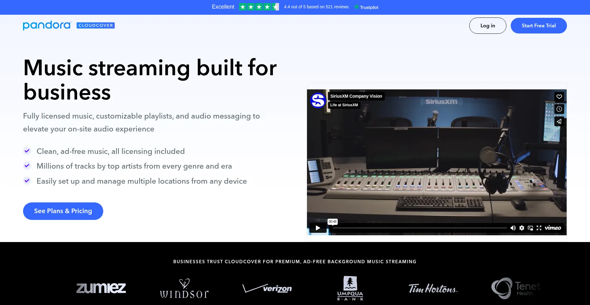 Pandorapromusic.com Screenshot